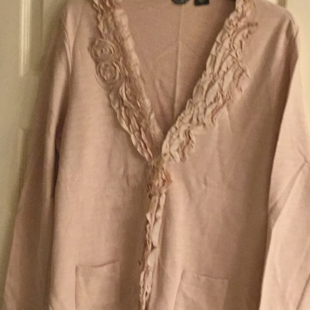 Women's Eddie Bauer peach French Terry Jacket